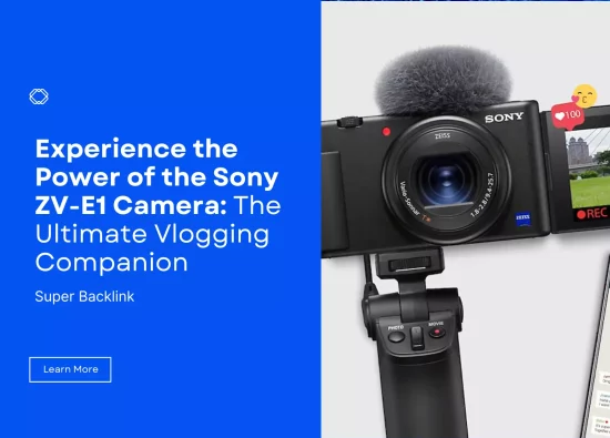 Experience the Power of the Sony ZV-E1 Camera: The Ultimate Vlogging Companion