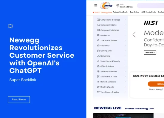 Neweggs Uses ChatGPT Feature